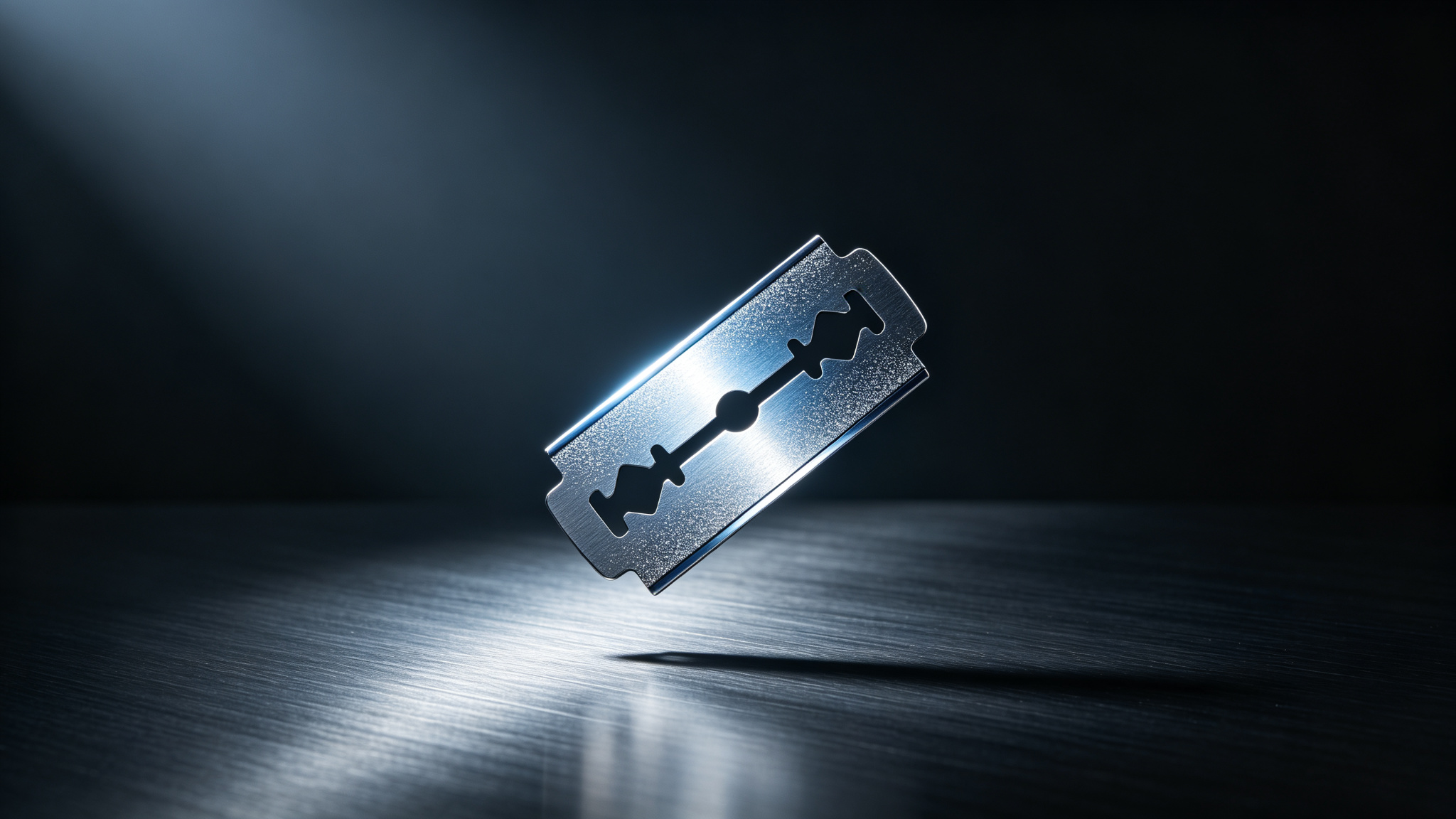 Precision razor blade